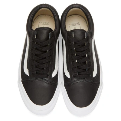 Shop Vans Black Og Old Skool Lx Sneakers In Vlt Black