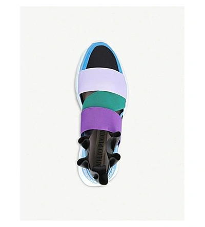 Shop Pucci City Up Trainers In Blk/blue