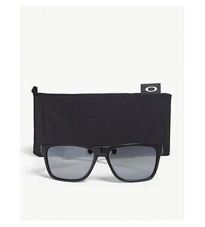 Shop Oakley Holston Square Sunglasses In Black
