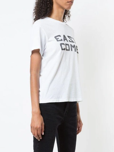 Shop Re/done Easy Graphic Girlfriend Tee In White
