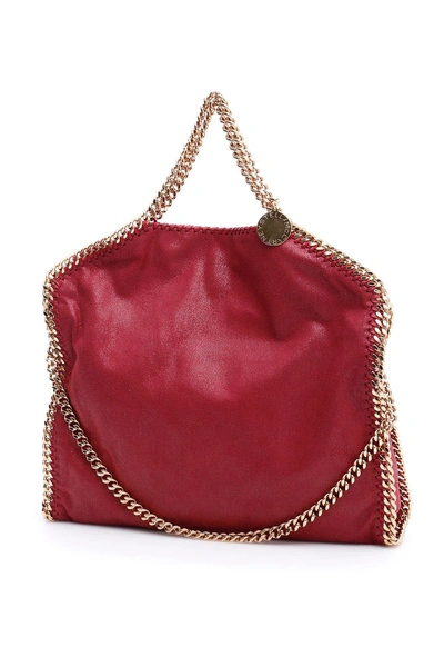 Shop Stella Mccartney 3chain Falabella Tote Bag In Opera Red