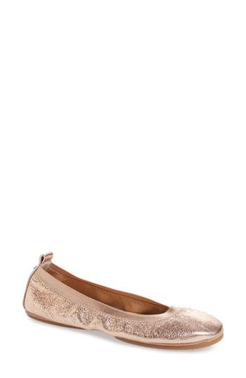 yosi samra rose gold ballet flats