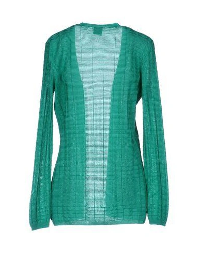 Shop M Missoni Cardigan In Light Green