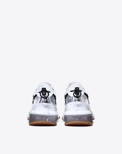 Shop Valentino Bounce Mirror Sneaker In White