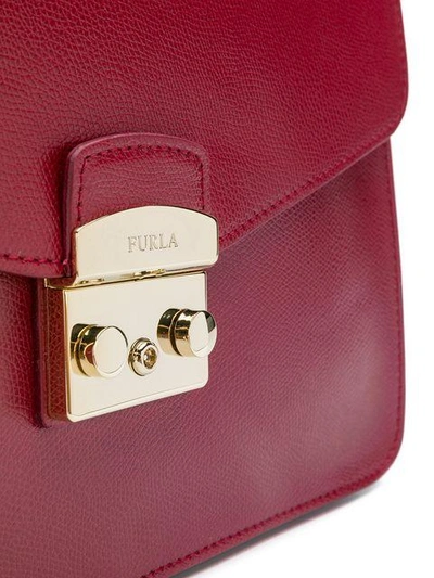 Shop Furla Metropolis Tote Bag - Red