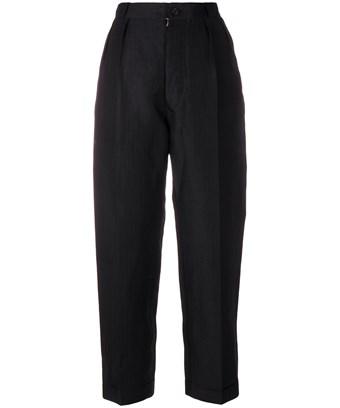 black linen outfit