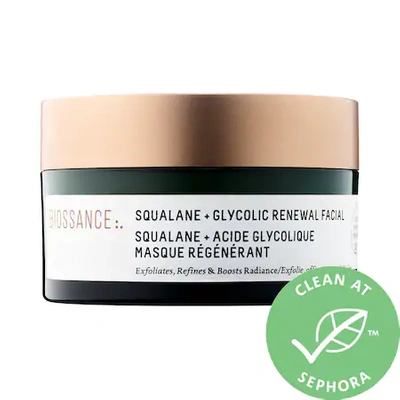 Shop Biossance Squalane + Glycolic Renewal Mask 2.02 oz/ 60 ml