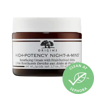 Shop Origins High-potency Night-a-mins Resurfacing Cream With Fruit-derived Ahas 1.7 oz/ 50 ml
