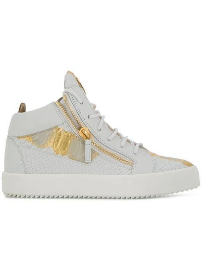 Shop Giuseppe Zanotti Kriss Hi In White