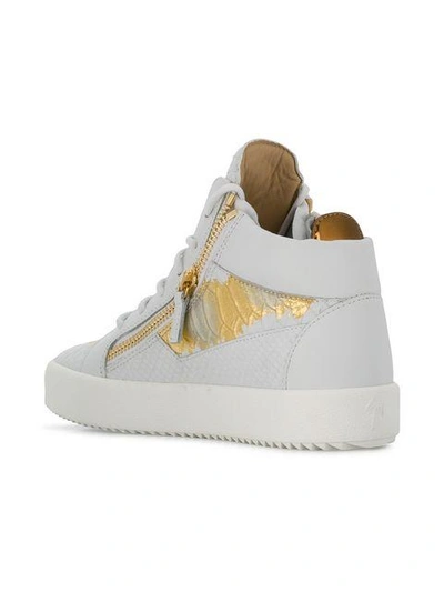 Shop Giuseppe Zanotti Kriss Hi In White