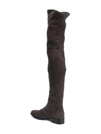 Shop Parallele Fabea Boots In Grey