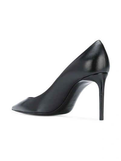 Shop Saint Laurent Anja 85mm Pumps In Black