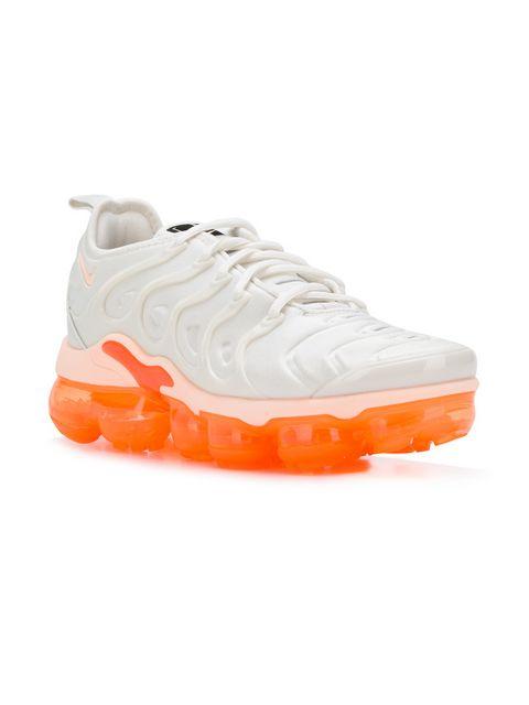 vapormax plus white and orange