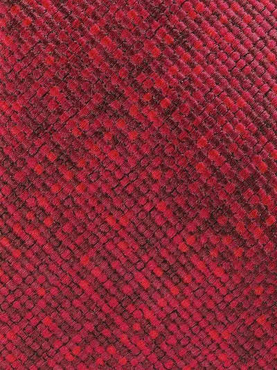 Shop Ferragamo Salvatore  Pixel Print Tie - Red