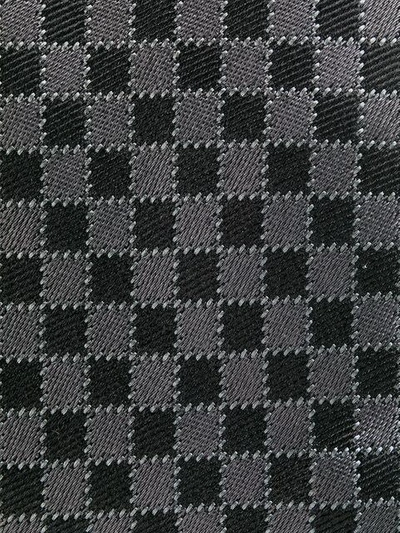 Shop Ferragamo Salvatore  Geometric Print Tie - Black