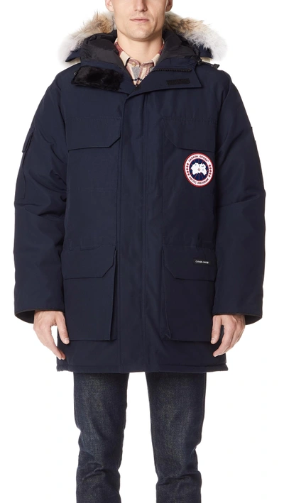 Shop Canada Goose Expedition Parka In Admiral Blue