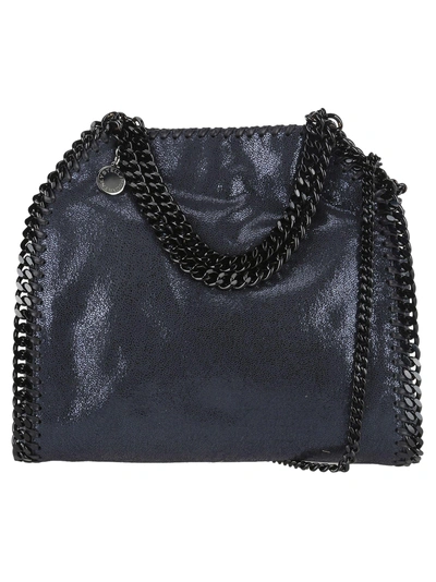 Shop Stella Mccartney Mini Tote Falabella In Ink Blue