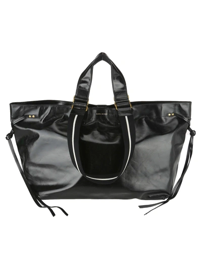 Shop Isabel Marant Wardy Bag In Black