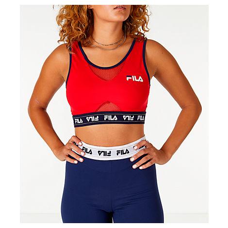 red fila sports bra