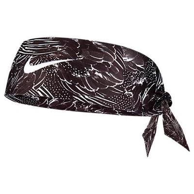 Shop Nike Printed Dri-fit Head Tie 2.0, Women's, Black