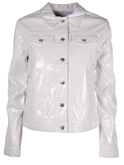 Shop Calvin Klein Jeans Est.1978 Vinyl Casual Jacket In Bright White