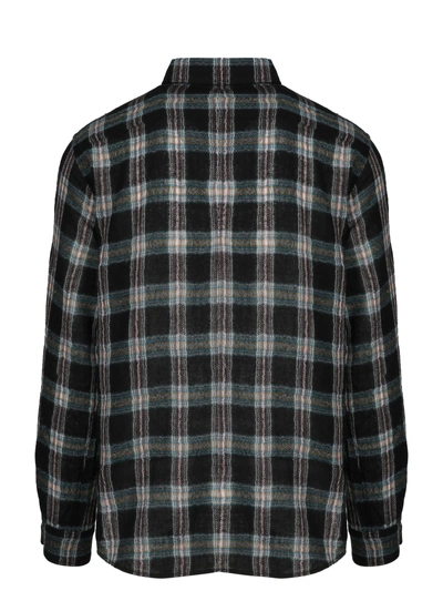 Shop Saint Laurent Checkered Shirt In 1181
