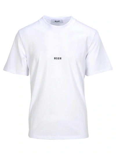 Shop Msgm Tshirt Mm In White