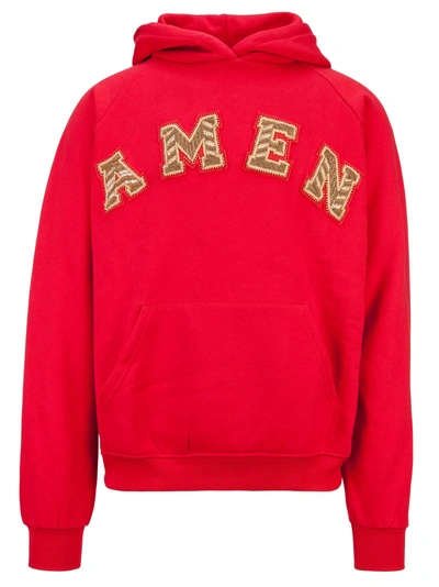 Shop Amen Sweatshirt In Red