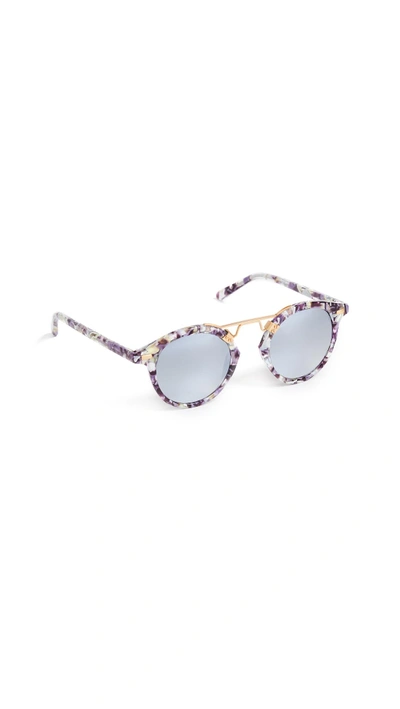Shop Krewe St. Louis Sunglasses In Neptune 24k