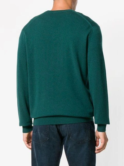 Shop N•peal Cashmere Jumper In Green