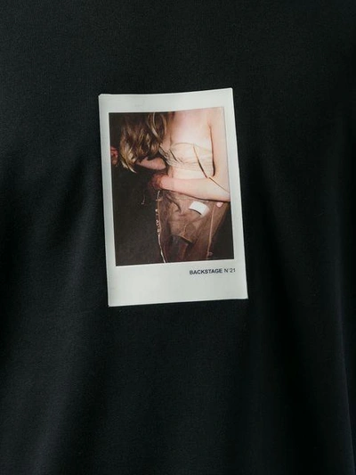 Shop N°21 Polaroid Sweatshirt In Black