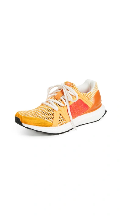 Shop Adidas By Stella Mccartney Ultraboost Sneakers In Gold/rust Orange/turbo