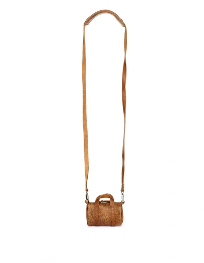 Shop Hender Scheme Gyaku Koons Leather Mini Bag In Beige