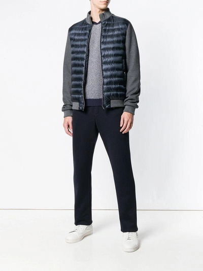 Shop Herno Quilted Gilet - Blue