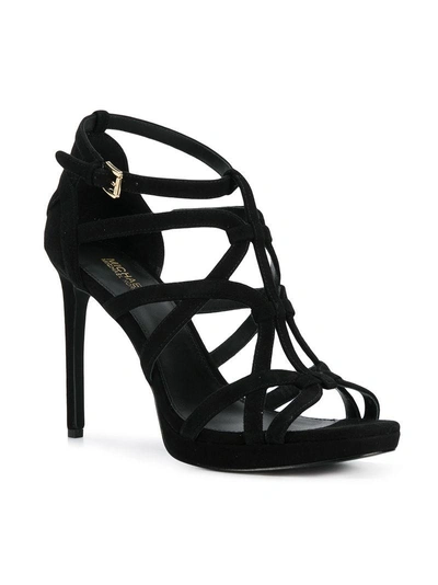 Shop Michael Michael Kors Strappy Stilettos - Black