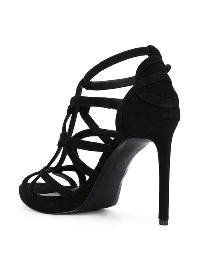 Shop Michael Michael Kors Strappy Stilettos - Black