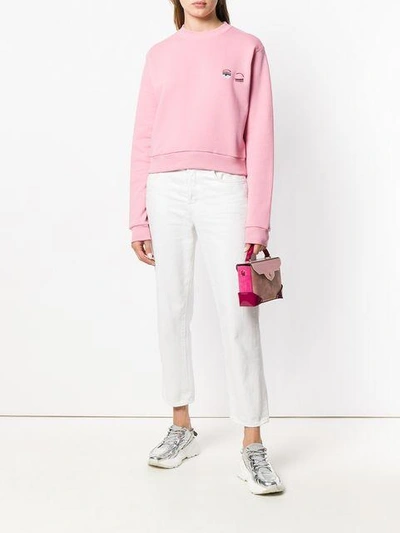 Shop Chiara Ferragni Small Flirting Sweatshirt In Pink