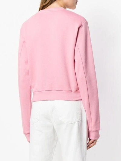 Shop Chiara Ferragni Small Flirting Sweatshirt In Pink