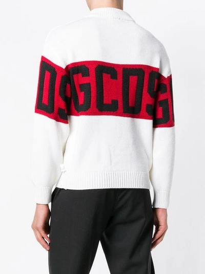 Shop Gcds Logo Jumper In White