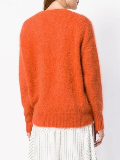 Shop Roberto Collina Textured Knit Sweater - Yellow