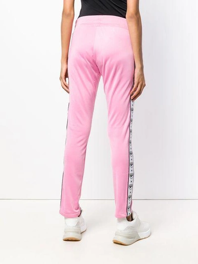 Shop Chiara Ferragni Logomania Track Pants In Pink