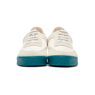 Shop Comme Des Garçons Shirt Comme Des Garcons Shirt White And Green Spalwart Edition Pitch Sneakers In 2 White