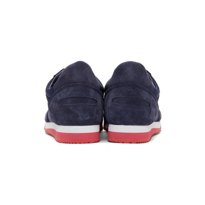 Shop Comme Des Garçons Shirt Navy & Red Spalwart Edition Pitch Sneakers
