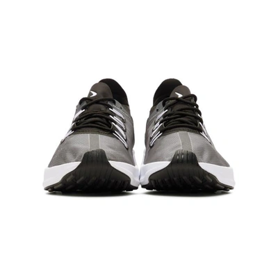 Shop Nike Black And Grey Exp-x14 Sneakers In 003 Bk/dkgr