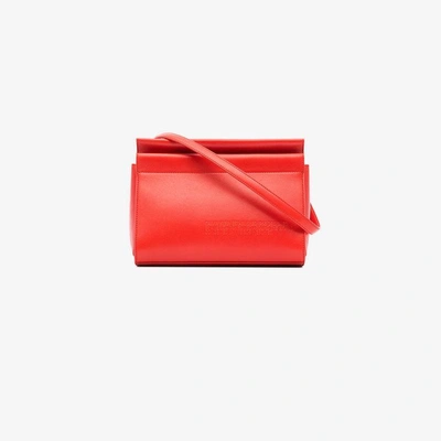 Shop Calvin Klein 205w39nyc Umhängetasche Mit Reissverschluss In Red