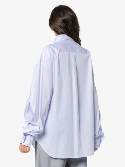 Shop Y/project Y / Project Double Front Shirt In Blue