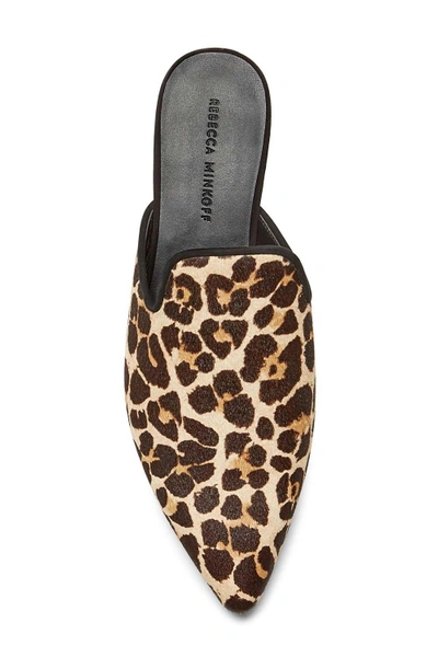 Shop Rebecca Minkoff Chamille Too Mule In Leopard Haircalf