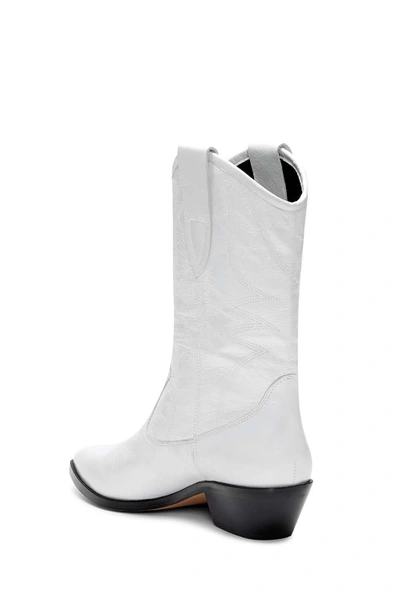 Rebecca Minkoff Kaiegan Leather Cowboy Boots In White | ModeSens
