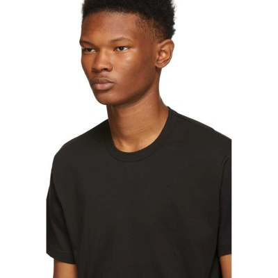 Shop Comme Des Garçons Shirt Comme Des Garcons Shirt Black Basic Logo T-shirt In 1 Black