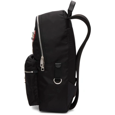 Shop Dolce & Gabbana Dolce And Gabbana Black Cupid Dgfamily Backpack In 8b956 Black